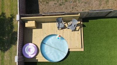 Backyard Deck After Photo