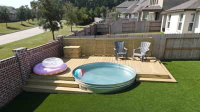 Backyard Deck After Photo