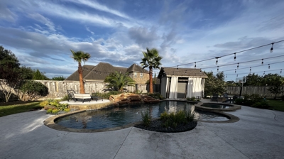 Poolside Landscaping - Completed Project Photo