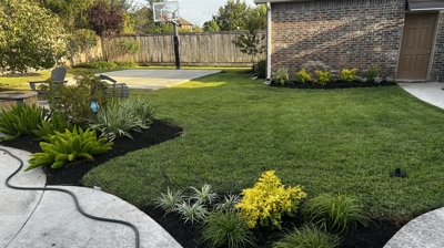 Poolside Landscaping - Completed Project Photo