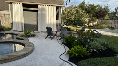 Poolside Landscaping - Completed Project Photo