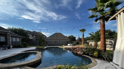 Poolside Landscaping - Completed Project Photo